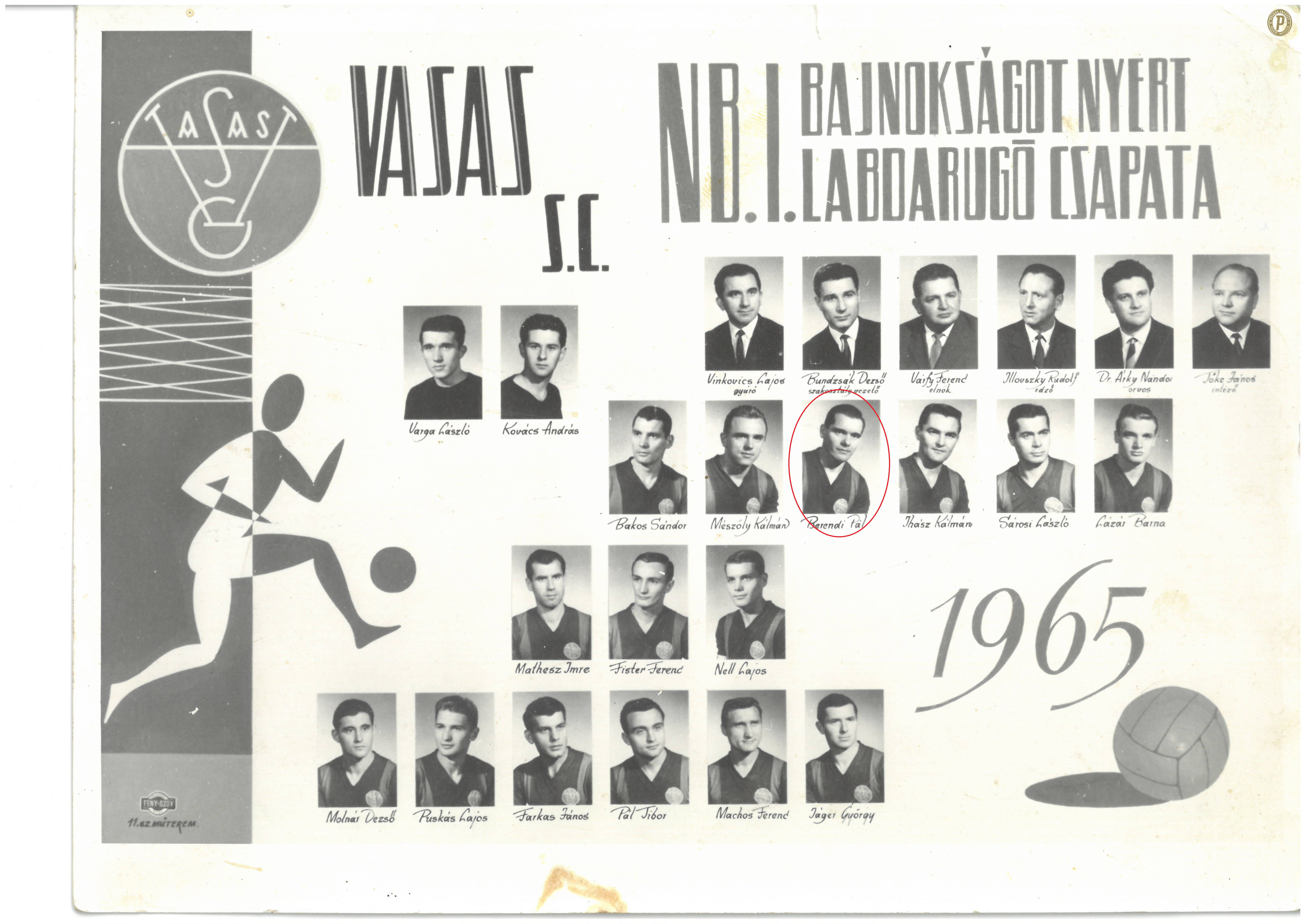 A Vasas-legendára emlékezünk