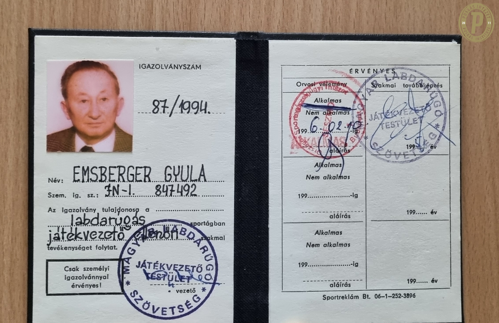 Emsberger Gyulára emlékezünk