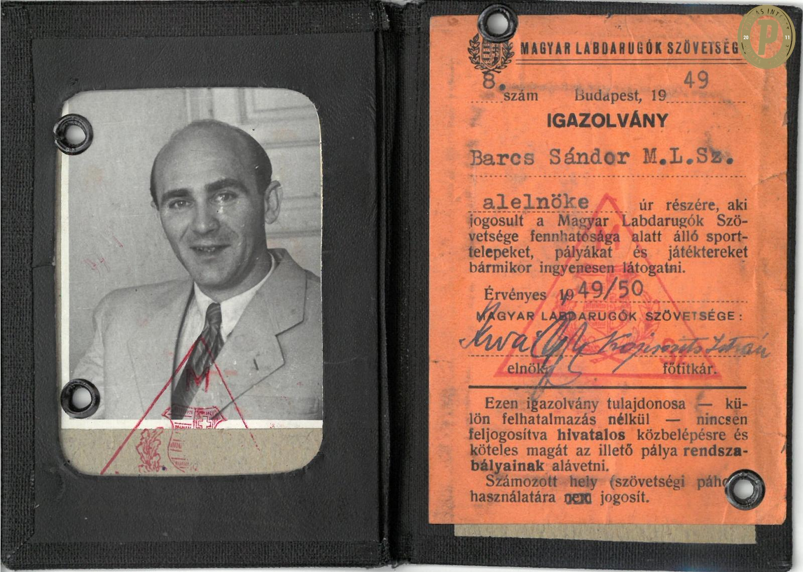 Barcs Sándor és a labdarúgás