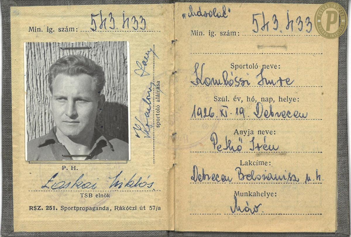 A debreceni labdarúgás ikonja