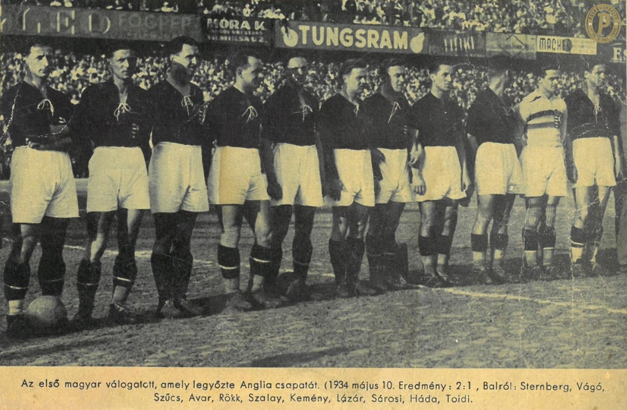 Az Aranycsapat „elődje”