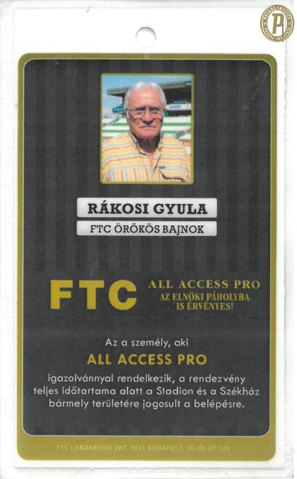 Rákosi Gyula: 85!